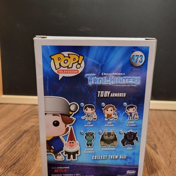 Dreamworks Troll Hunters Toby Armored Funko Pop - Picture 3 of 12